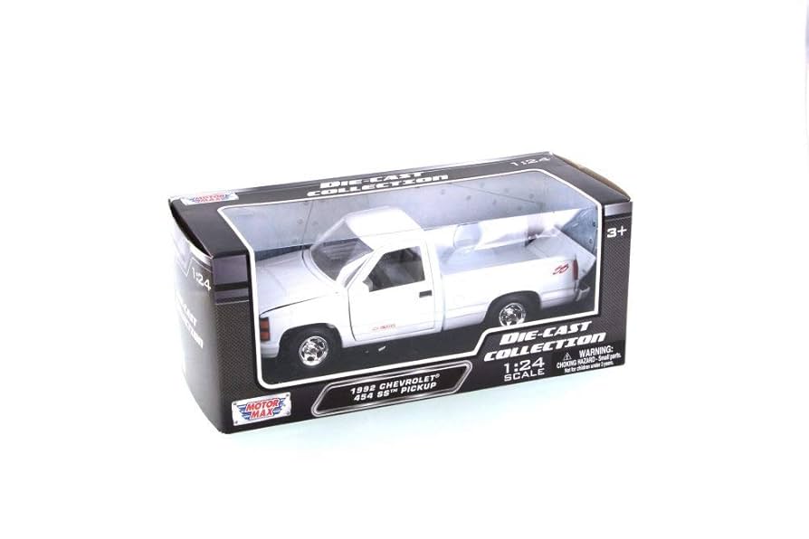 モーターマックス TL 1/24 '92 C-1500 454SS WHITE 2019 GMC Sierra 1500 Denali Crew Cab Pickup Truck with