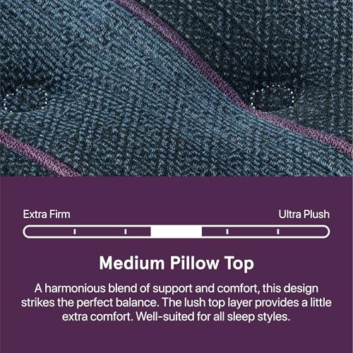 Image of Beautyrest World Class Level Three Medium Pillow Top 15.75 inch Mattress - Cal King Size - Supportive, Pressure Relief, Cooling, Motion Separation; CertiPUR-US, 100 Night Sleep Trial and 10 Year Warranty