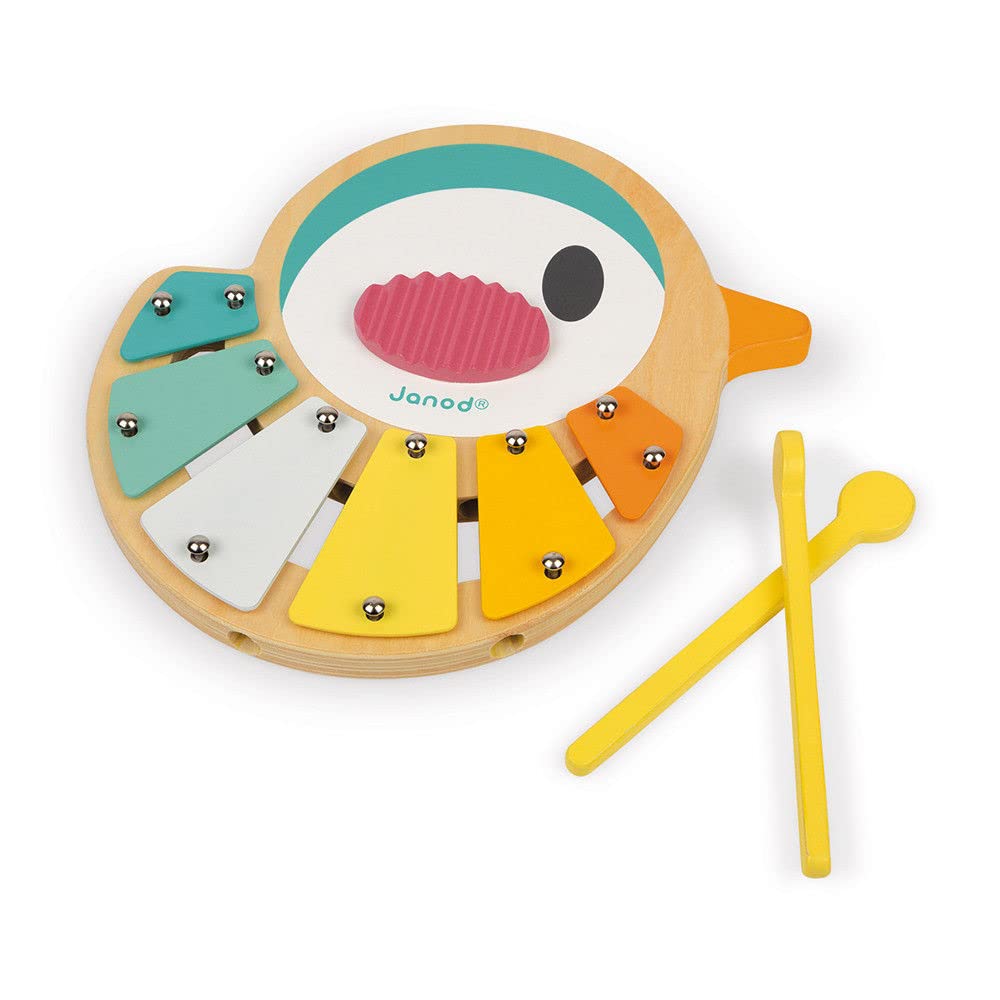 Amazon.com: Janod Pure Bird Wooden Children's Xylophone - Ages 1+