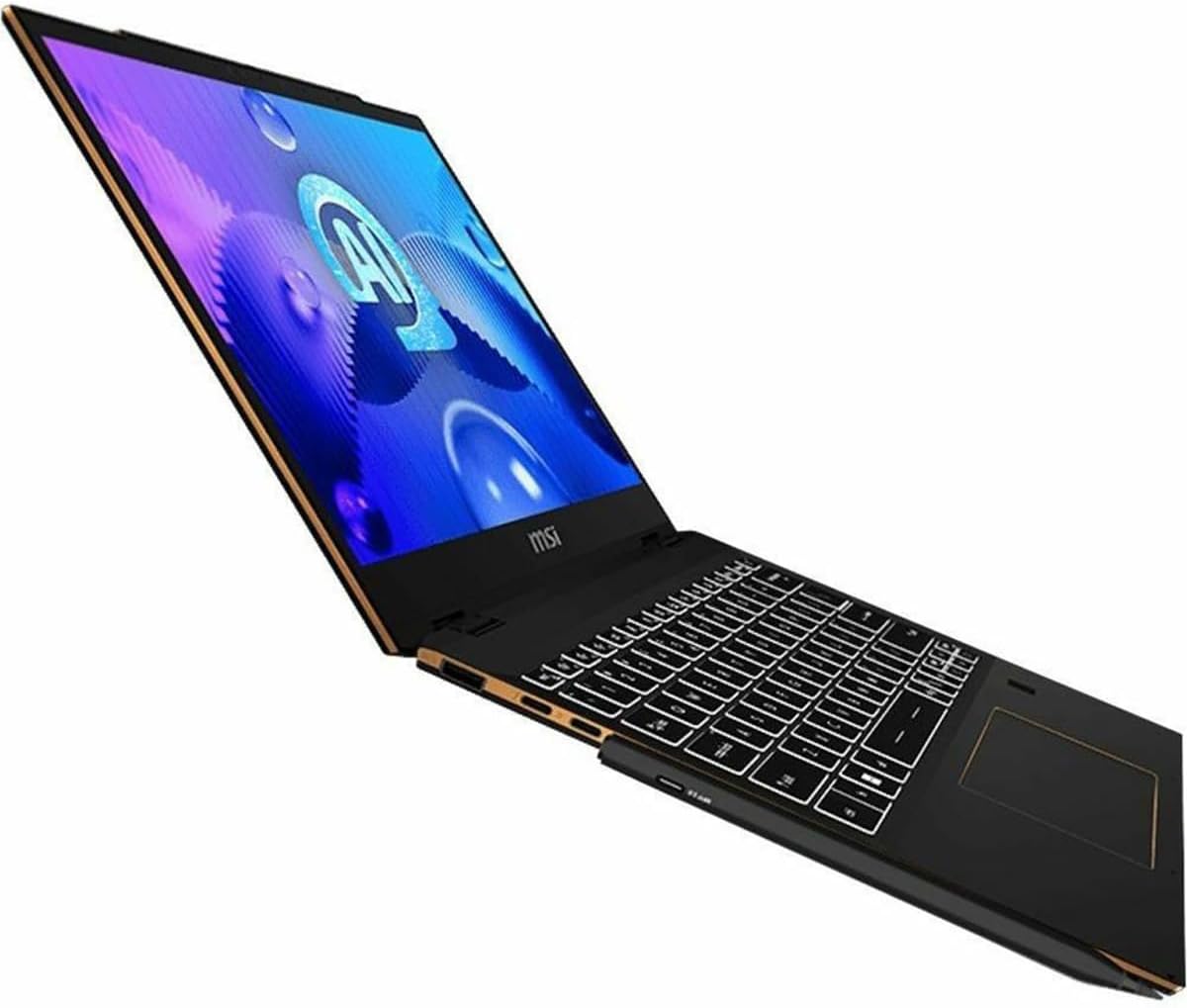 MSI Summit E13 AI Evo 13.3" Full HD Touchscreen Convertible 2 in 1 Notebook Computer, Intel Core Ultra 7 155H, 32GB, 1TB SSD, Windows 11 Pro, Ink Black