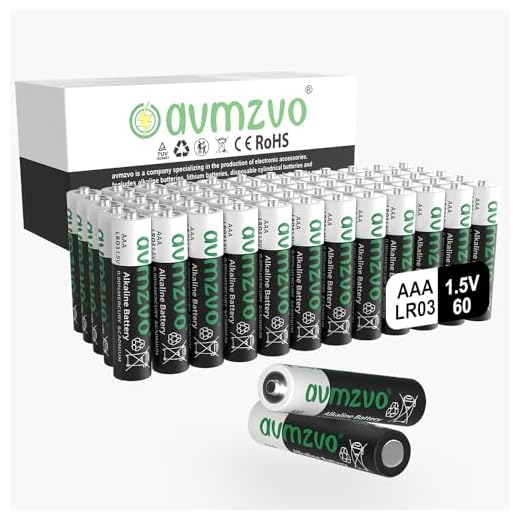 avmzvo Pilas alcalinas AAA, LR03 1,5 V