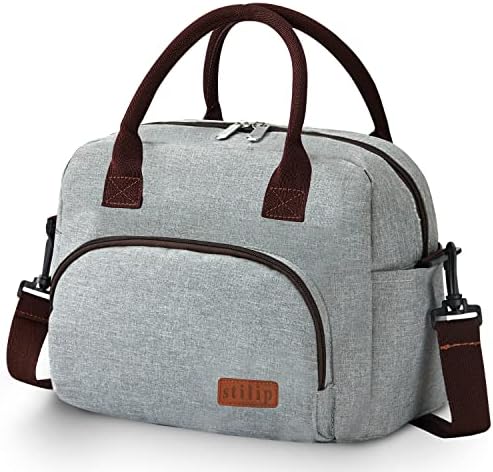 Siltamu Lunch Bag Women,Lunch Bags for Women with an Adjustable Shoulder Strap, Lunch Box for Women, Insulated Lunch Bag can be Used for The Office on Picnics, Womens Lunch Bag