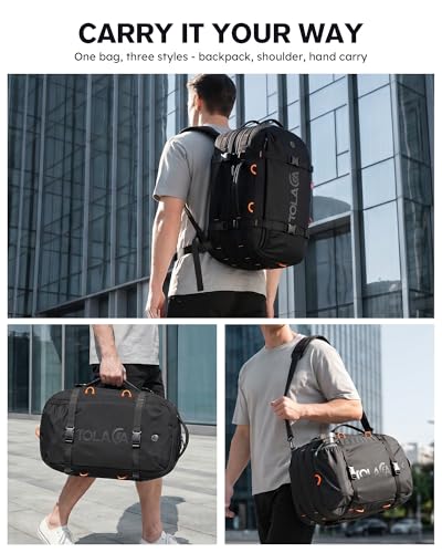 Tolaccea 40L-50L WetDry Compartment Backpack