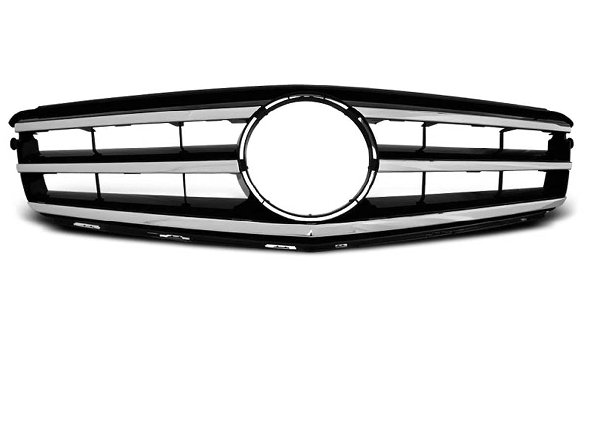 Grille M. W204 07-14 Look Avantgarde Chrome Black - 27318141