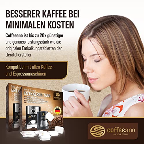 Entkalker für Kaffeevollautomaten – Coffeeano 50 Entkalkungstabletten