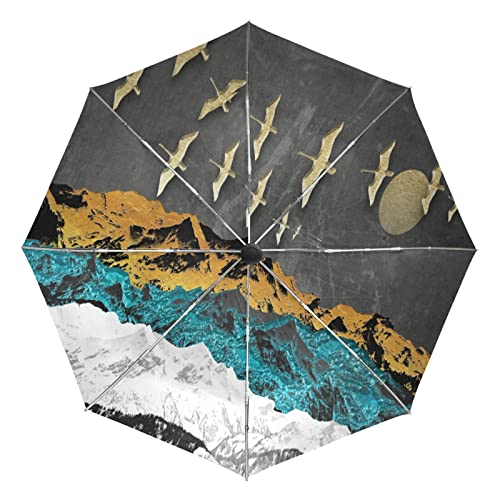 Parapluie pliant automatique coupe-vent ultra-léger pour homme femme