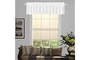 White Elegance: A Crisp and Classy Valance for Your Home