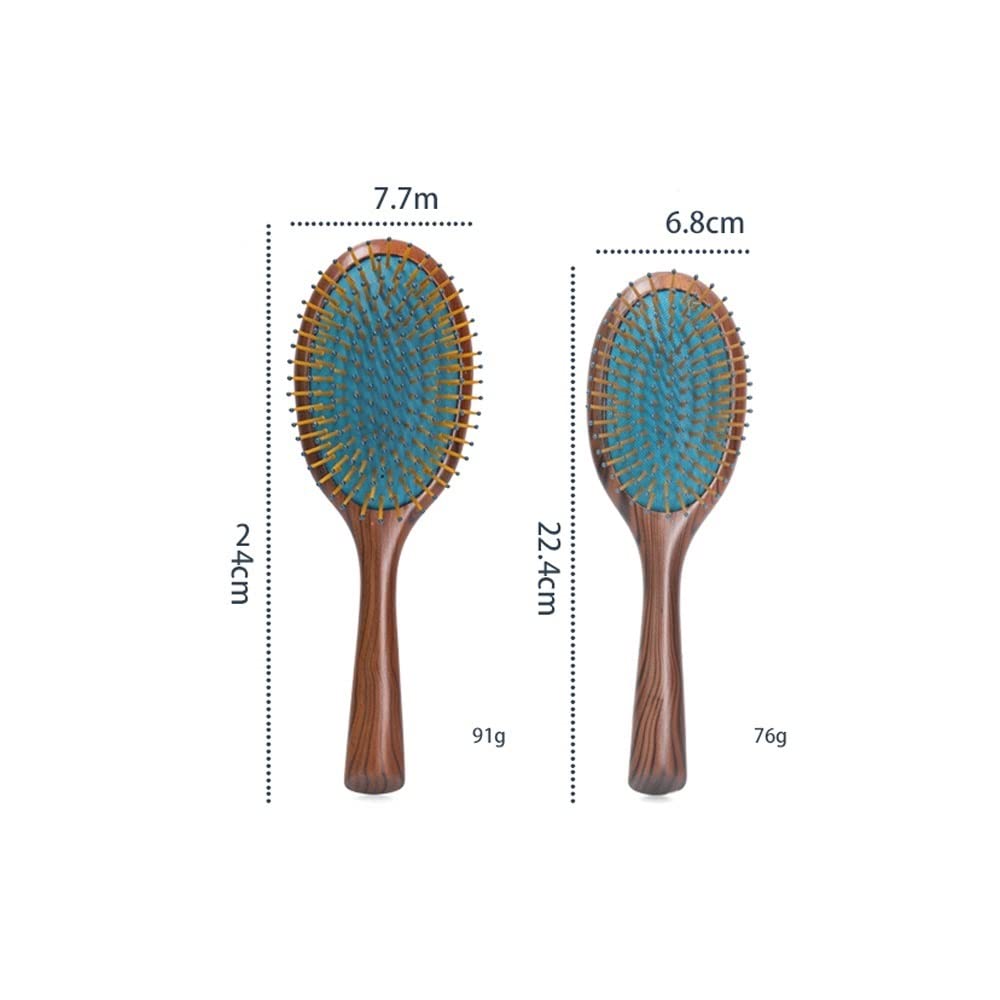 Cepillo for el cabello, peine con cojín de aire de paleta, peine for masaje del cuero cabelludo, antiestático y encrespamiento for mujeres, hombres, niños, agrega brillo, alisa el cabello ( Size : A )