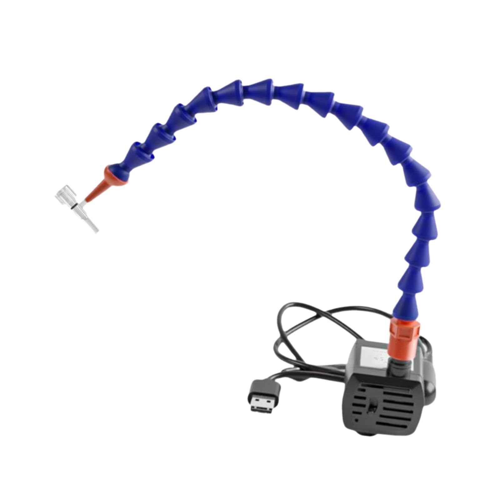 Ioensy Professional Drip Water Circulation Pump Carving Table Sculpting Tool USB Water Pump Flexible Tube PP Material Suitable, Pump Valve Tube