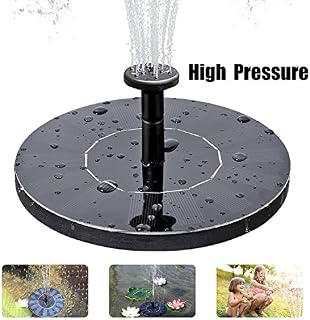 Solar Fountain Pump, Free Standing Solar Birdbath Fountain, 2018 Upgraded 1.5W Solar Powered