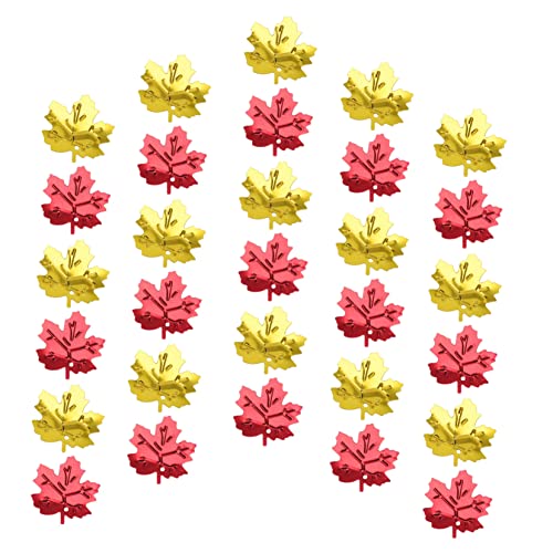 Cabilock Decorazioni Sparse Per Feste Decorazioni Per Il Del Ringraziamento 5 Sacchetti Di Coriandoli A Forma Di Foglia D'acero