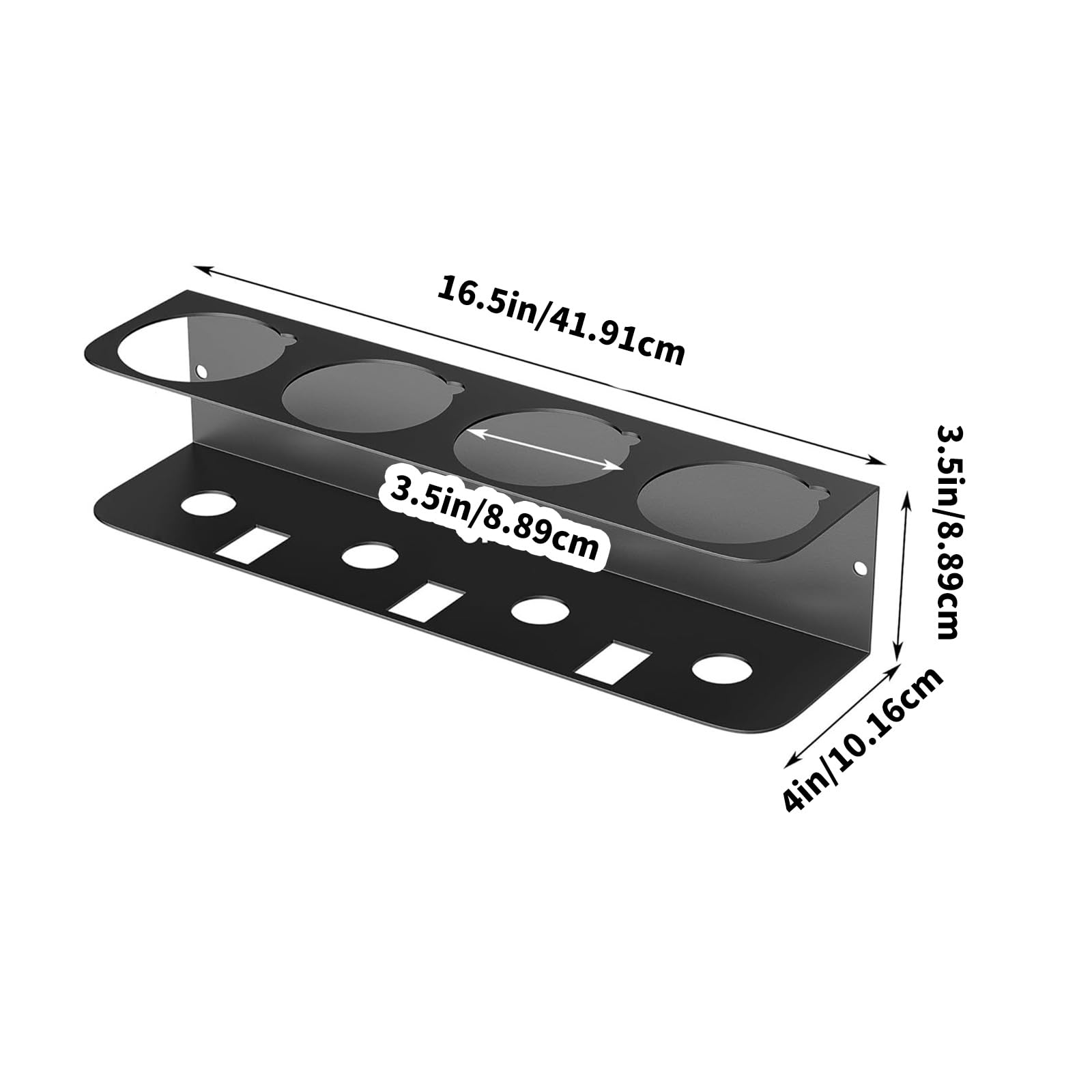 Estante de Pared de Garaje Personalizable para almacenar contenedores y Herramientas Construido con Estante Colgante de Herramientas de Acero Carbono