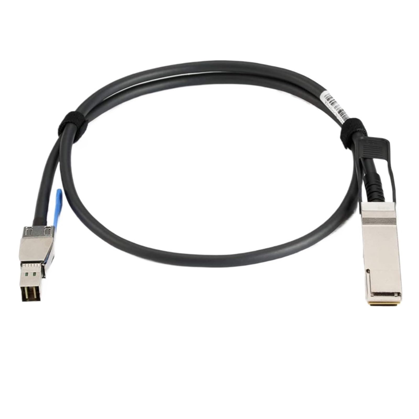 LONRIONSAS# Cavo ibrido esterno MI NI S*A*S HD SFF-8644 a QSFP (SFF-8436) S*A*S, 30AWG, 100 Ohm (0,5 m)