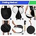 Portable Black White Screen Chair, 57 in Screen Backdrop with Stand 2-in-1Double Sided Foldable Blackwhite Background, for Video Chats and Meetings, Photography, Photo Zoom, Streaming Games