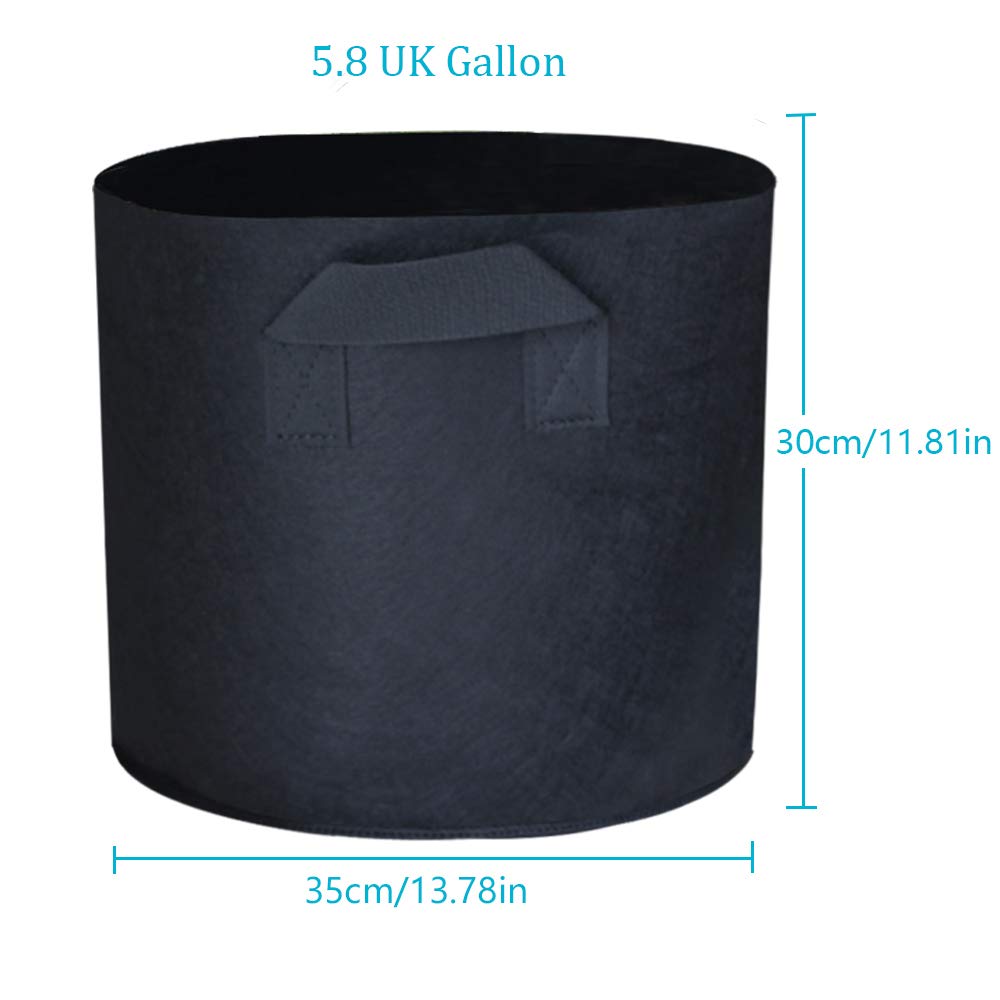 Awnic Sacos para Plantas Maceta Textil no Tejido Plantas Mini ...