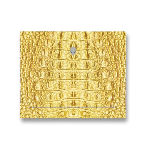 Image of MightySkins Skin Compatible with Alienware X14 R2 (2023) Full Wrap Kit - Golden Croc | Protective, Durable, and Unique Vinyl Decal wrap Cover | Easy to Apply & Change Styles | Made in The USA