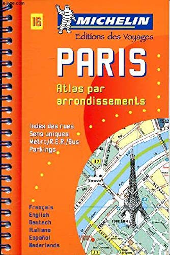 Michelin Paris Atlas Par Arrondissements Michelin Travel Publications