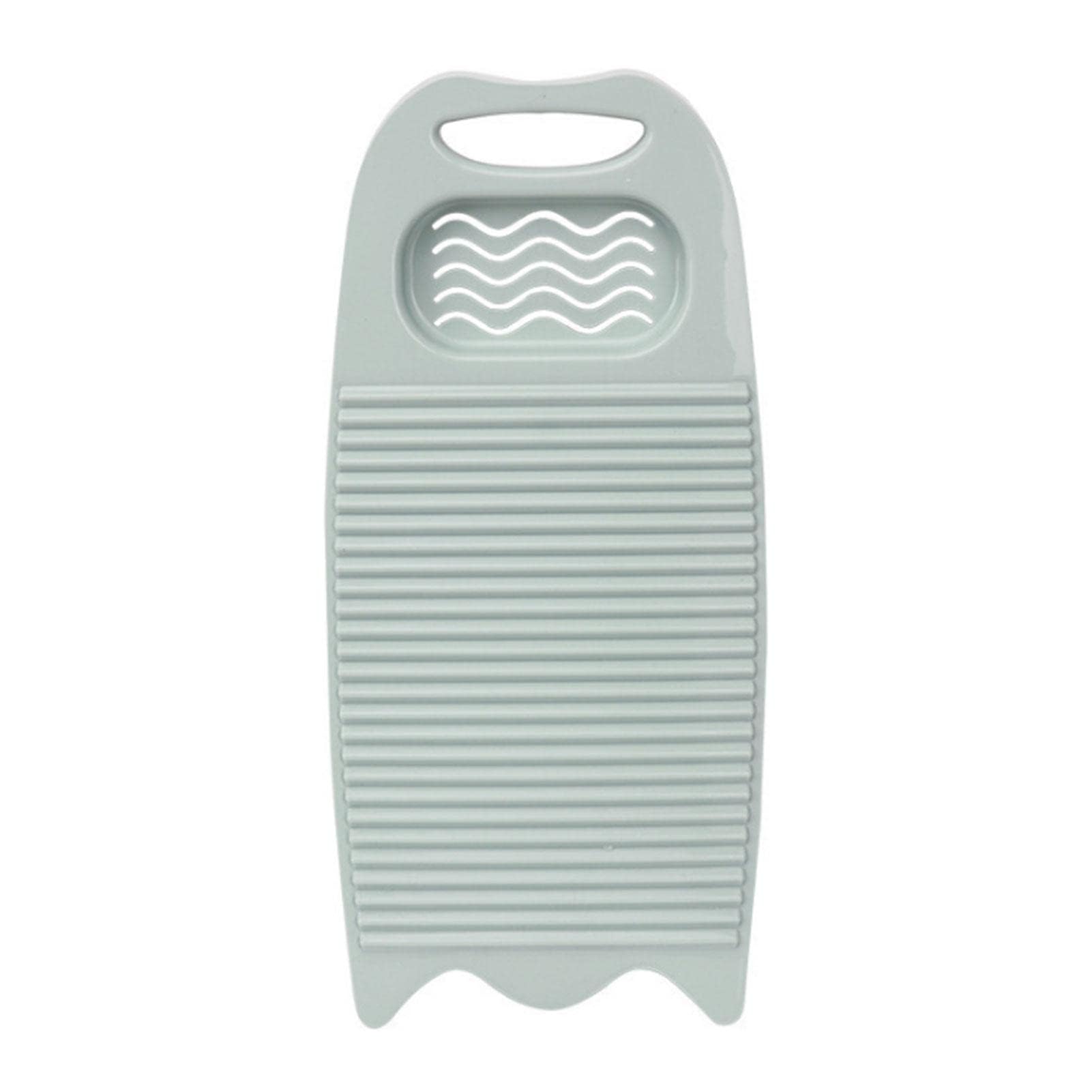 Hand Washing Board-Portable Hand Washing Clothes Tool,Household Hand Washing Board with Soap Holder(17.7x7.9x1.9inches) (Light Blue)