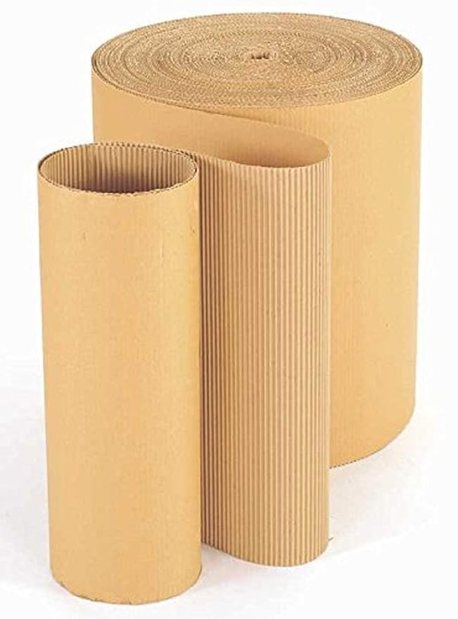 25 Inch Brown Packing Cardboard Roll, Corrugated Paper Packaging Plain Roll, Flexible Packaging Roll for Multi Purpose Use (5 Meter) (B0DF61K315) Amazon Price History, Amazon Price Tracker