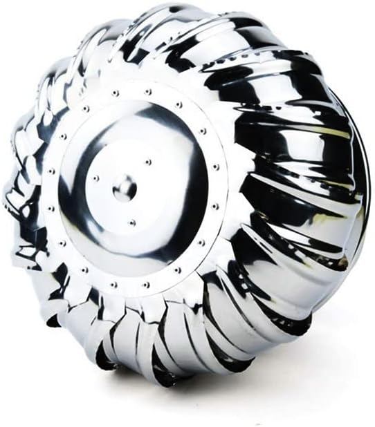 MYCZLQL Stainless Steel 201 Non Power Roof Ventilator, Wind Turbines Attic Air Vent Ventilating Fan (Size : 110mm) : Tools & Home Improvement