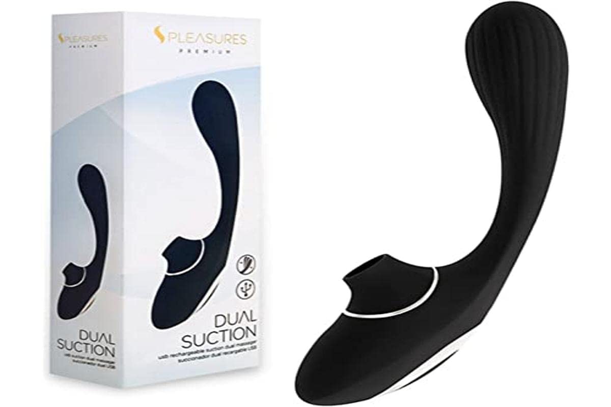 Vibratori doppi marca S Pleasures Premium Line Dual Suction