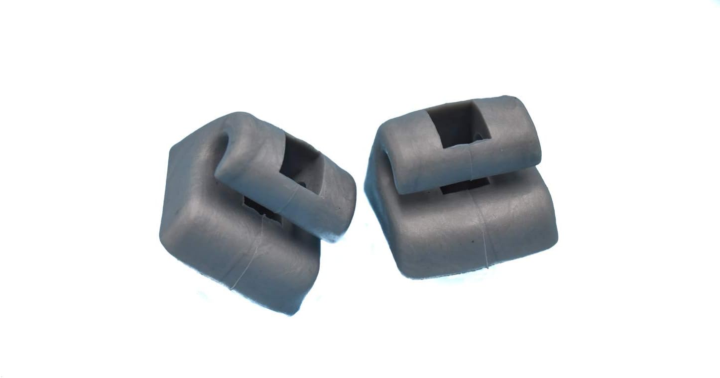 Compatible Replacement Sun Visor Clips Holders for Mercedes W123 W124 W126 W140 W201 Set of 2 New- Gray