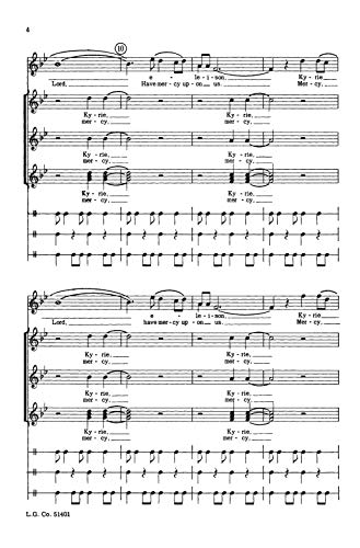 Missa Luba: Mass in Congolese Style for Mixed