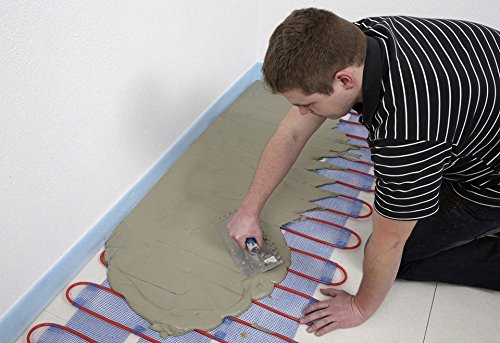 PEROBE Fußbodenheizung Heizmatten für Warmwasseranschluss 5, 0 qm, 5 m²-3