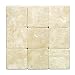 Durango Cream 4X4 Travertine Tumbled Tile - 4 pcs. Sample Set