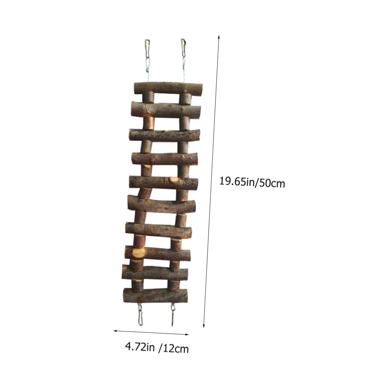 HANABASS Solid Wood Bird Ladder Toy Parrot Training Exercise Chinchilla Ladder Guinea Pig Accessory Bird Cage Climbing Step