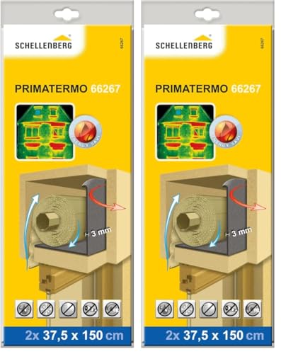 Schellenberg 66267 Rollo aislante para cajas de persianas (2 piezas)