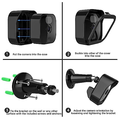 Blink Outdoor 3rd Camera Mount, 360°Adjustable Weatherproof Wall Mount Protective Cover Case Housing Only for Blink Outdoor 3rd Generation Security Cameras, Blink Accessories for Home Security[1 Pack] - Image 2