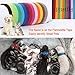 30 Pcs Puppy Whelping Collars Newborn Pet Collars Double-Sided Soft Adjustable ID Bands Puppy Collars for Litter Newborn Pet Dog Cat 15 Colors（M）