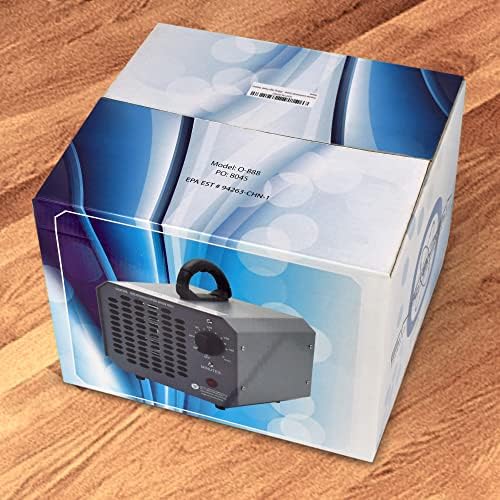 Enerzen Commercial Ozone Generator Industrial O3 Air Purifier Deodorizer Sterilizer O-888 Gray Uk