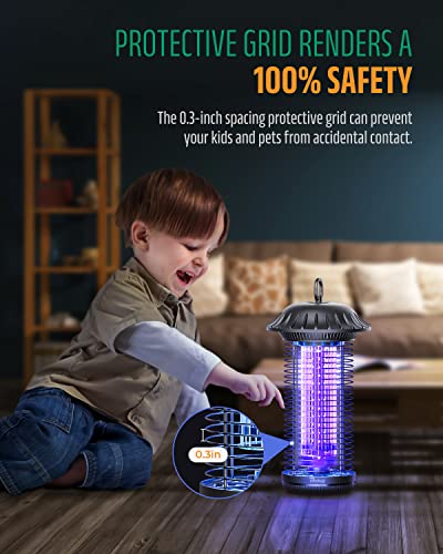 Buzbug Bug Zapper Electronic Insect Killer, Upgraded Uv-Led Light, Electronic Mosquito Killer For Insects, Fly Trap Up To 2100 Sq Ft, High-Powered Device For Indoor And Outdoor Use #TOP3