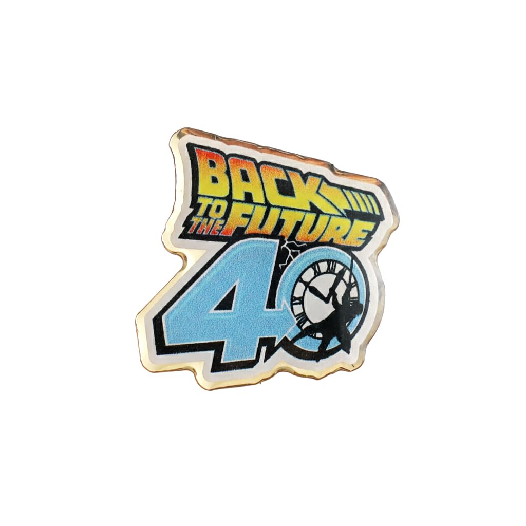 Amazon.co.jp: バックトゥザフューチャー[ピンズ]ピンバッジ/40THロゴ