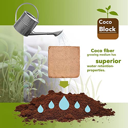 Home and Country Triple Washed Compressed Coco Coir Brick (20 LBS) - Coco Fiber is an Ideal Compost Starter for Your Home Garden. Coco Coir Bricks Provide Organic Alternative to Peat Moss for Plants. by Peach Country - Image 4