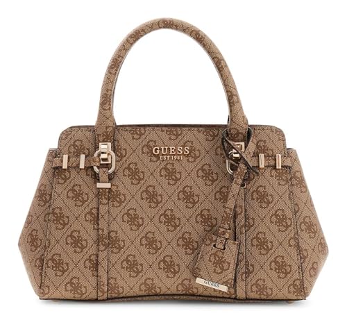 Sac à main GUESS Leona marron clair à double compartiment - 3