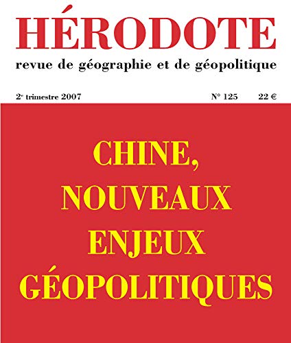Chine, nouveaux enjeux géopolitiques
