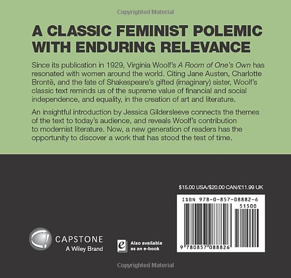 A Room of One's Own: The Feminist Classic (Capstone Classics) - Image 2