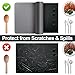 Stove Top Cover for Electric Stove- Range Covers for Electric Stove,Silicone XXL Dish Drying Mat, Glass Cooktop Covers, Flat RV Range top Mats (Gray, 28