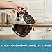 BLACK+DECKER 12-Cup Replacement Carafe, GC3100B, Duralife Glass, Dishwasher-Safe, 2 Extra Lids
