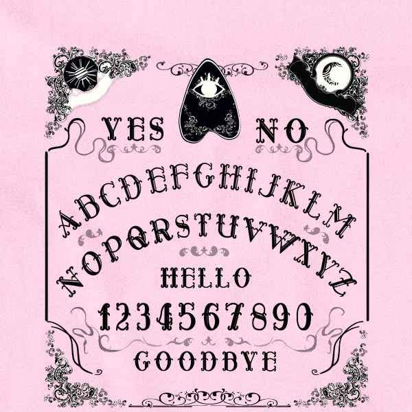 Gothic Ouija Board Infant Bodysuit for Spooky Little Ones Pink 12M