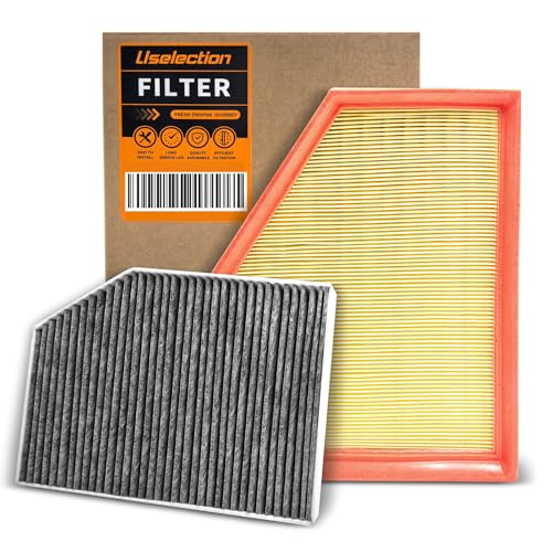 Engine & Cabin Air Filter with Activated Set for BMW X3 (XDrive30i/SDrive30i/M40i 2018-2019);X4 (xDrive30i Only L4-2.0L Gas 2019-2022);X4 (M40i Only L6-3.0L Gas 2019)Replaces 64119382885, 13718577171
