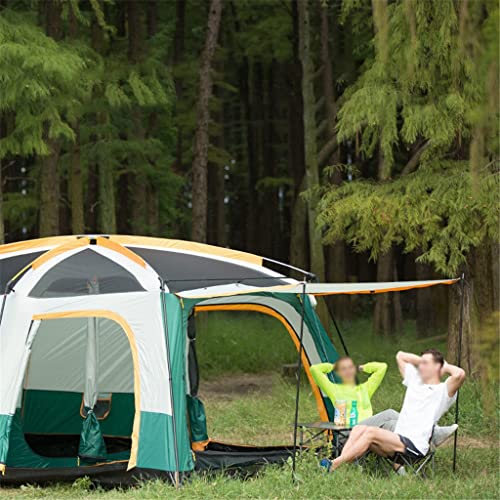 Carpa grande de camping doble capa impermeable miniatura 7