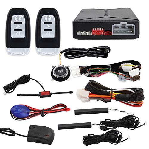 EASYGUARD EC010 PKE car Alarm with keyless go Remote Starter Passive keyless Entry Proximity Unlock DC12V 