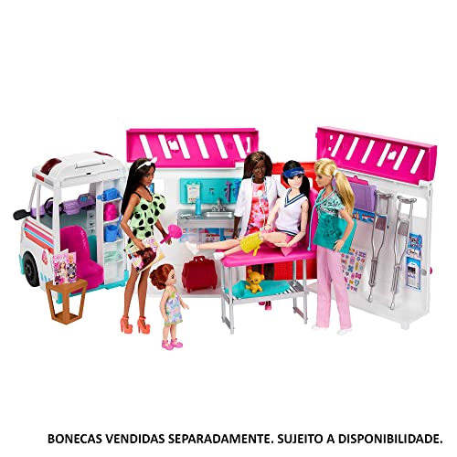 Barbie Profissões Conjunto de Brinquedo Clínica de Atenção Médica para crianças a partir de 3 anos