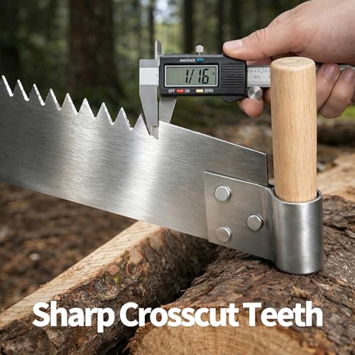 THOUSANDSUNNY 3.4 FT Two-Person Crosscut Saw