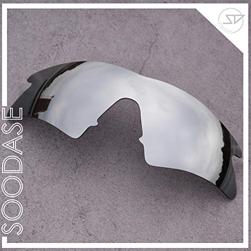 SOODASE Pour Oakley M Frame Sweep Des lunettes de soleil Argenté Verres de remplacement polarisés – vue 2