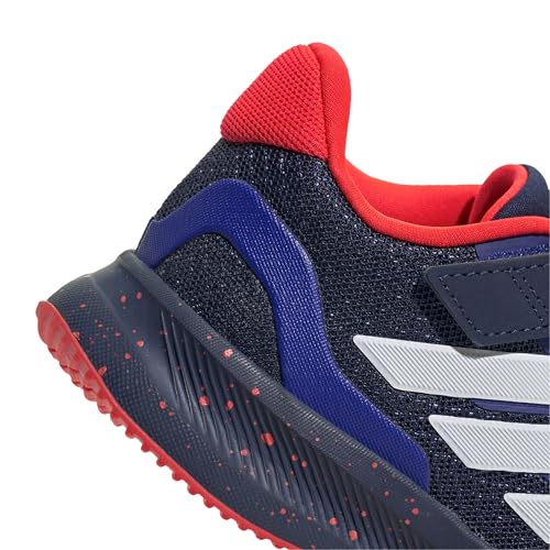 Image of adidas Kids' Marvel Run Falcon 5 Elastic Lace & Strap Shoe